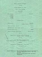 Program for a recital at the Art Gallery of Toronto, 1947