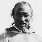 Photograph of three Inuit men, Coppermine River area, Nunavut, 1928