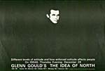 CBC poster, advertising Glenn Gould's program THE IDEA OF NORTH