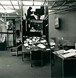 Photograph of a section of the GLENN GOULD 1988 exhibition