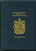 Cover of Glenn Gould's passport